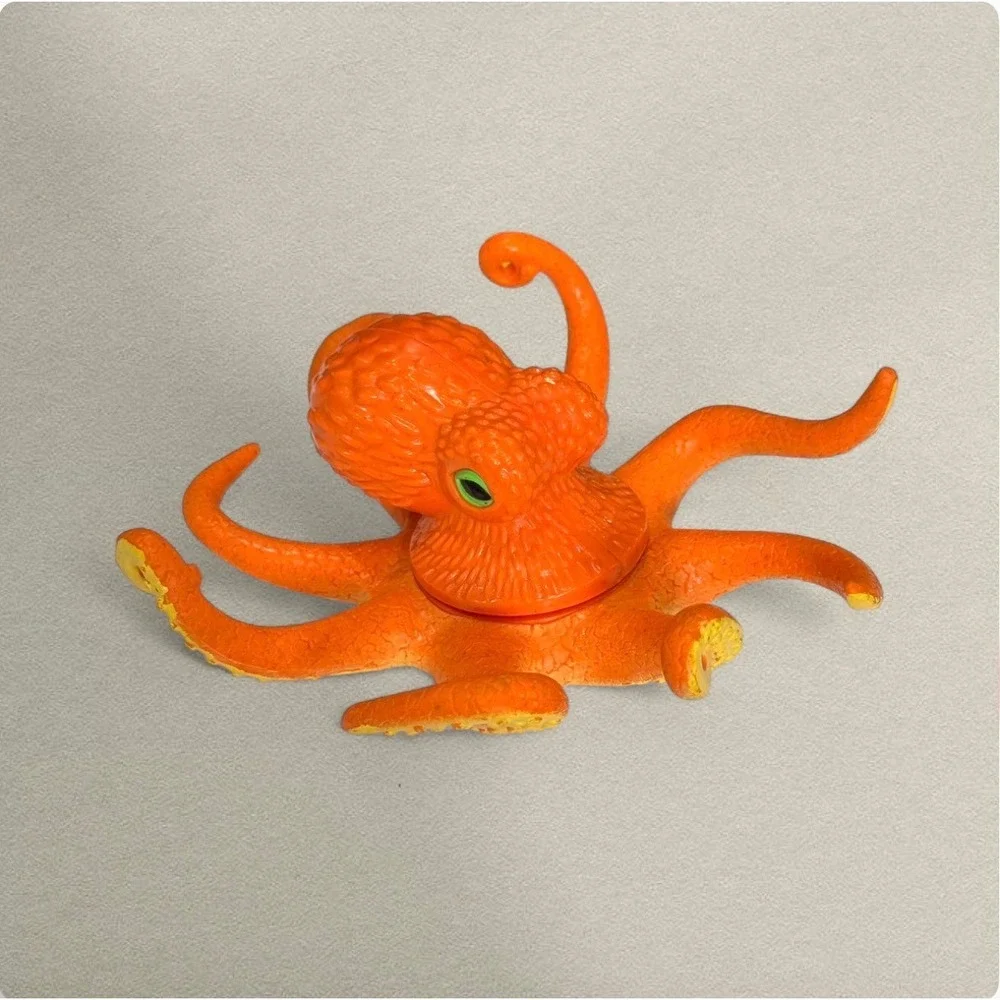 Mattel‎ Imaginext Sea Monsters Orange Octopus 2006 Spinning Toy Seablade Figure